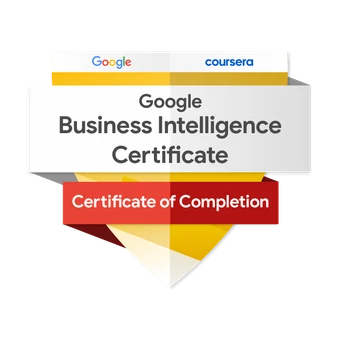 Google Business Intelligence certification badge