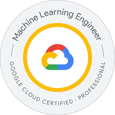 Google Professional Machine Learning Engineer certification badge